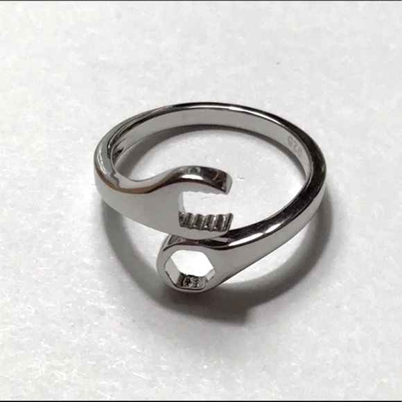 Wrench Ring 925 Sterling Silver Super Cool Quality - Picture 1 of 3